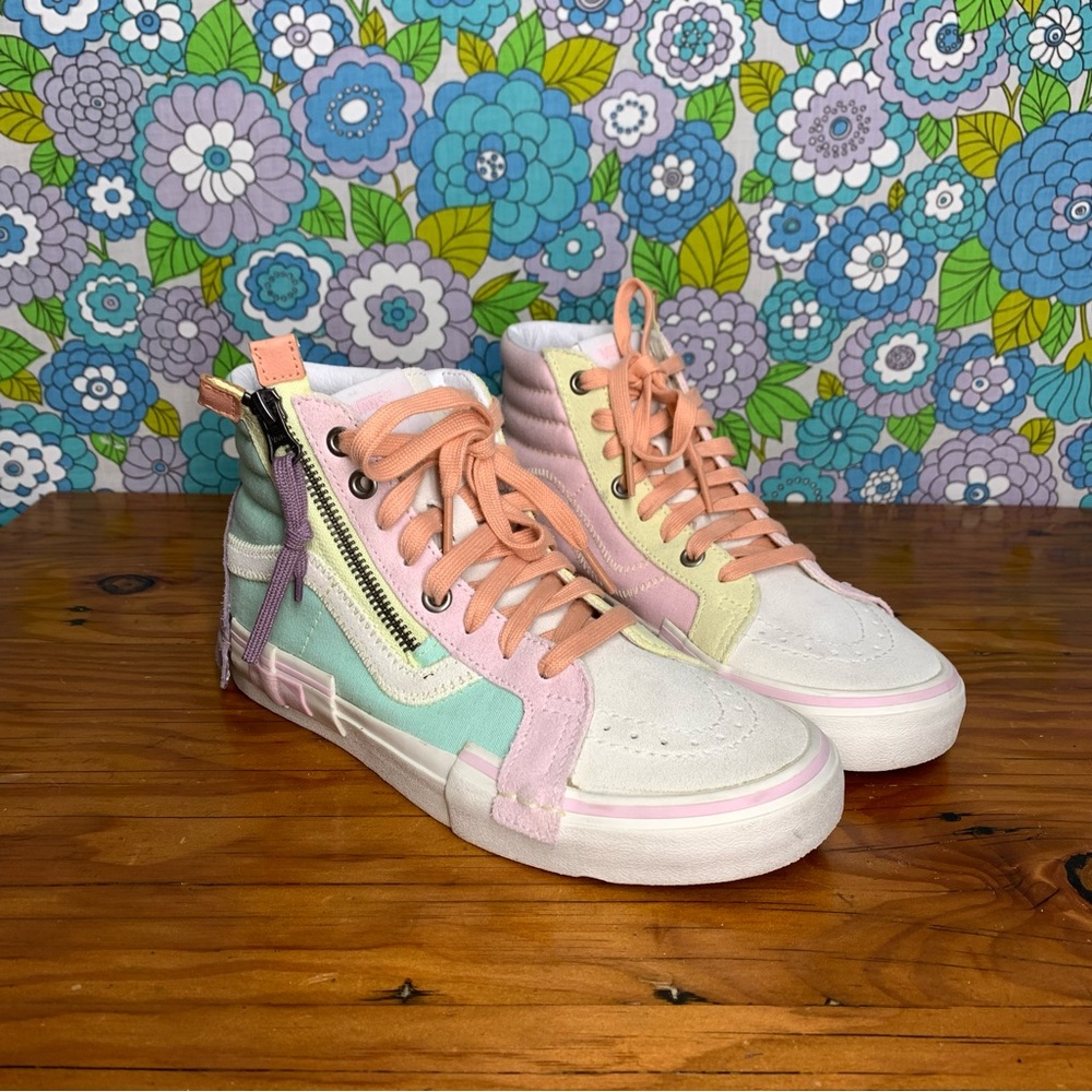 Vans SK8-HI Reissue CAP Pastel Multi Color Size: 6.5 (women's)